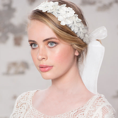 Annie embellished ribbon hairband