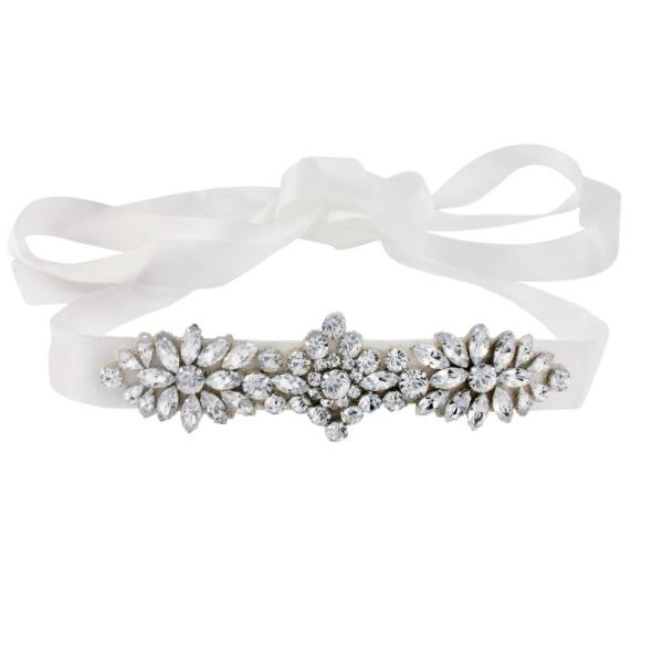 Ezra silk and crystal hairband