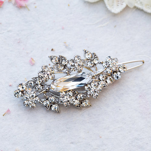 Alexa crystal hair slide