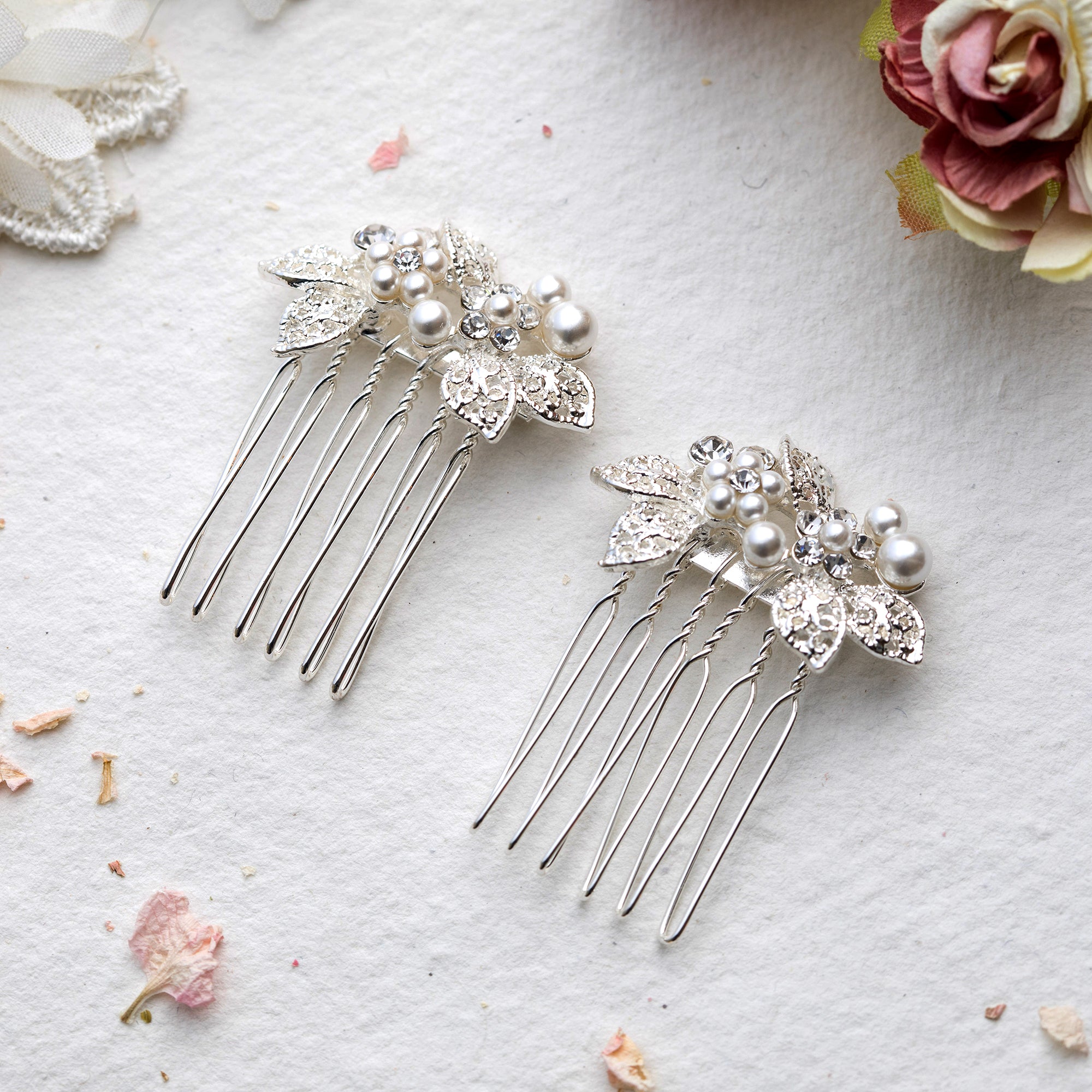 Amrita crystal petite hair comb