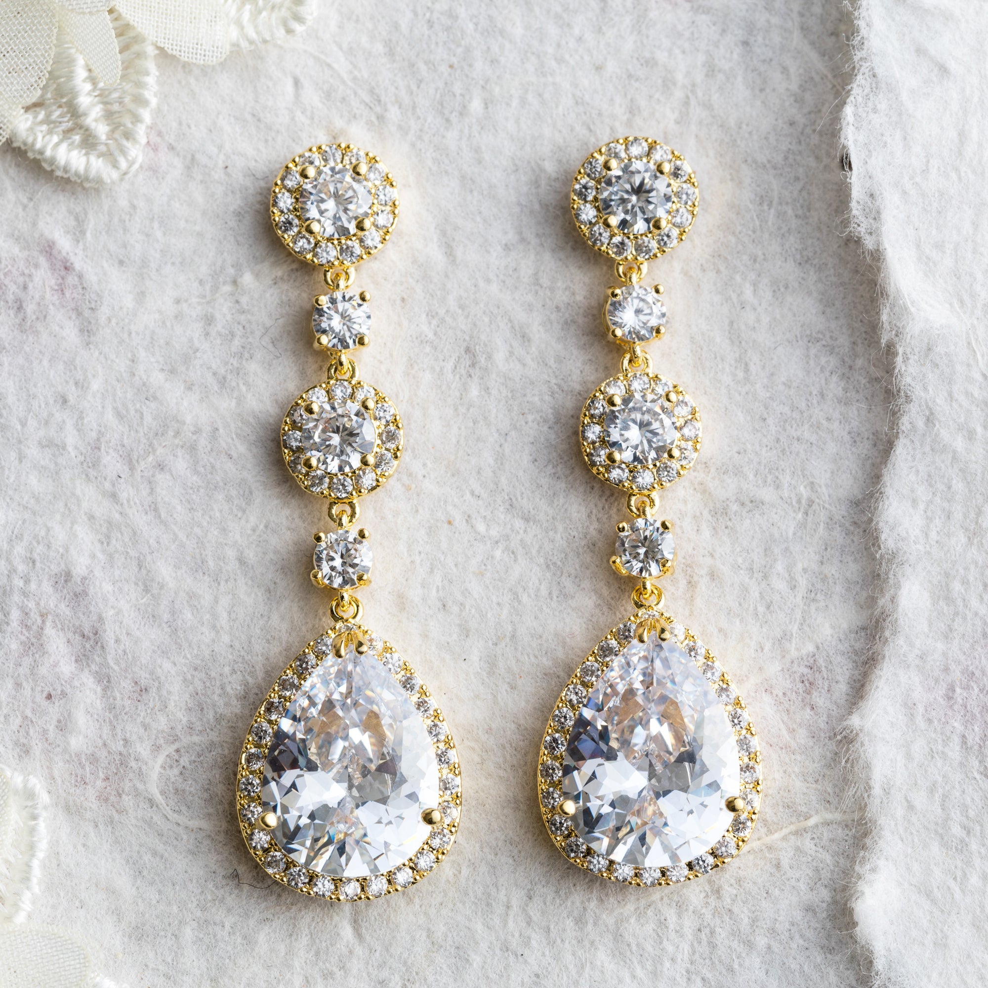 Ayria crystal statement earrings