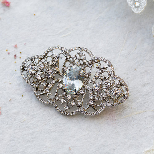 Bonnie crystal brooch