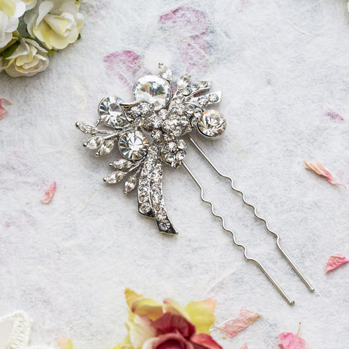 Breya crystal hair pin