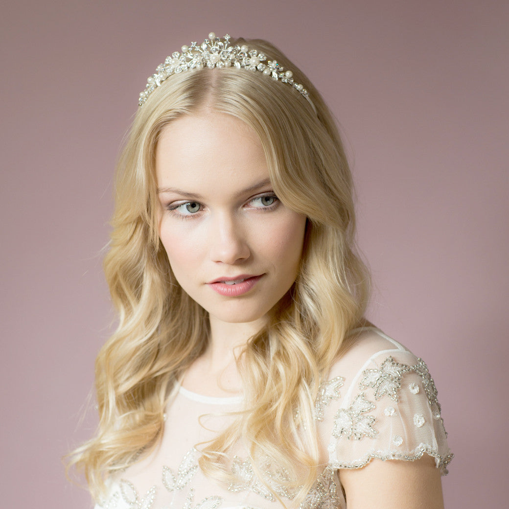 Ellen crystal tiara