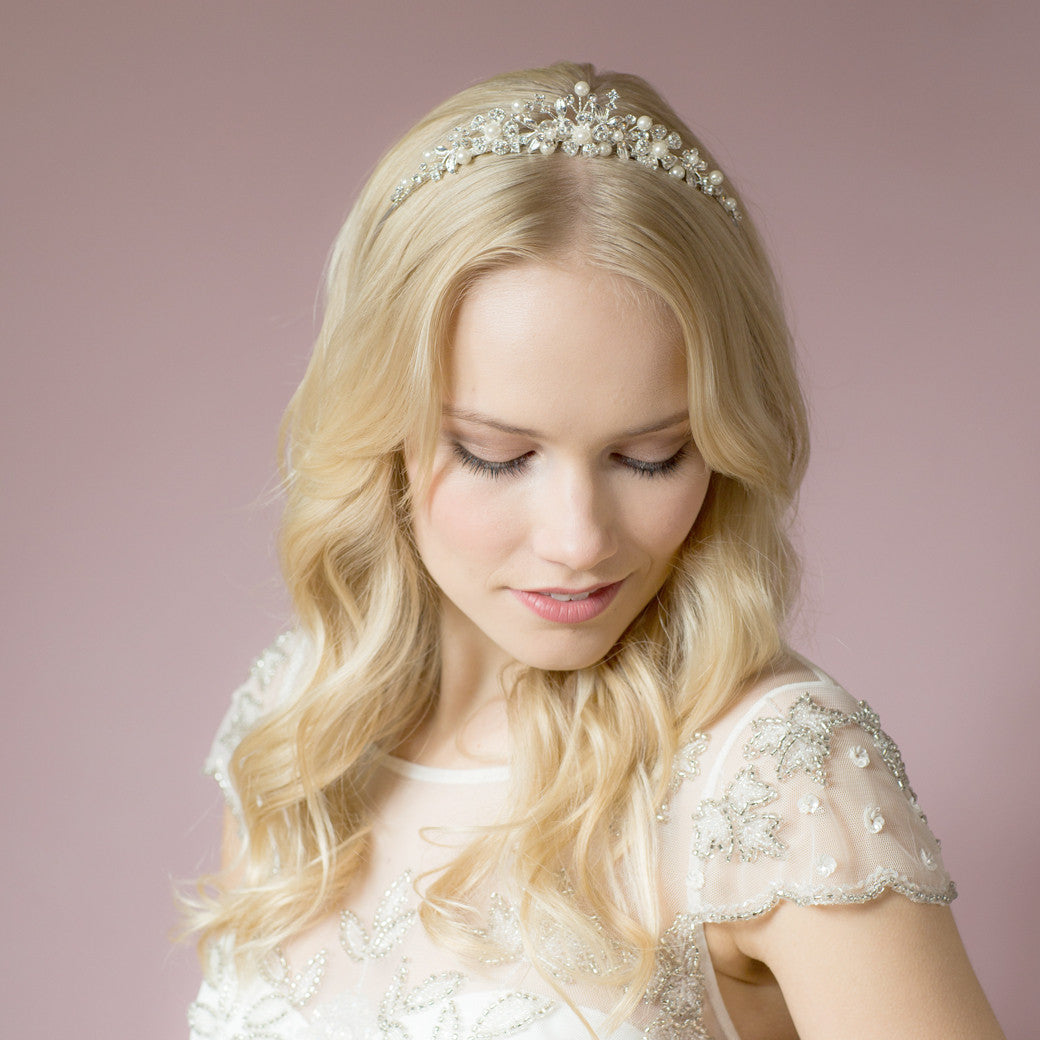 Ellen crystal tiara