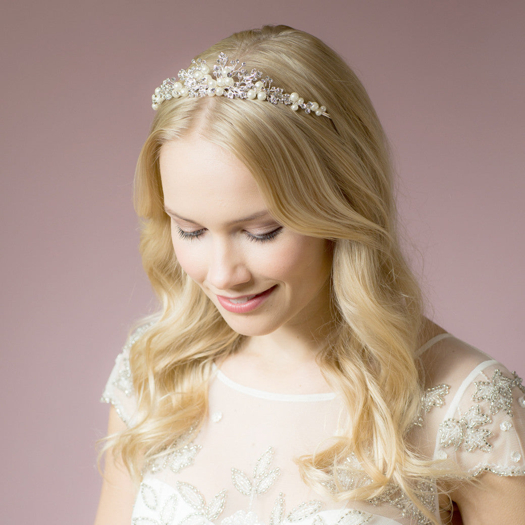 Ellen crystal tiara