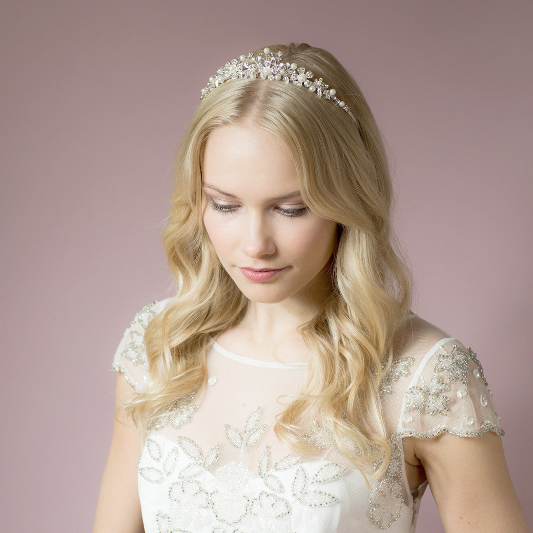 Ellen crystal tiara