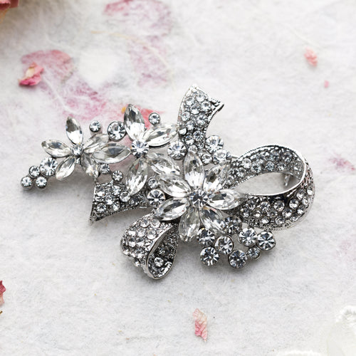 Issy crystal brooch