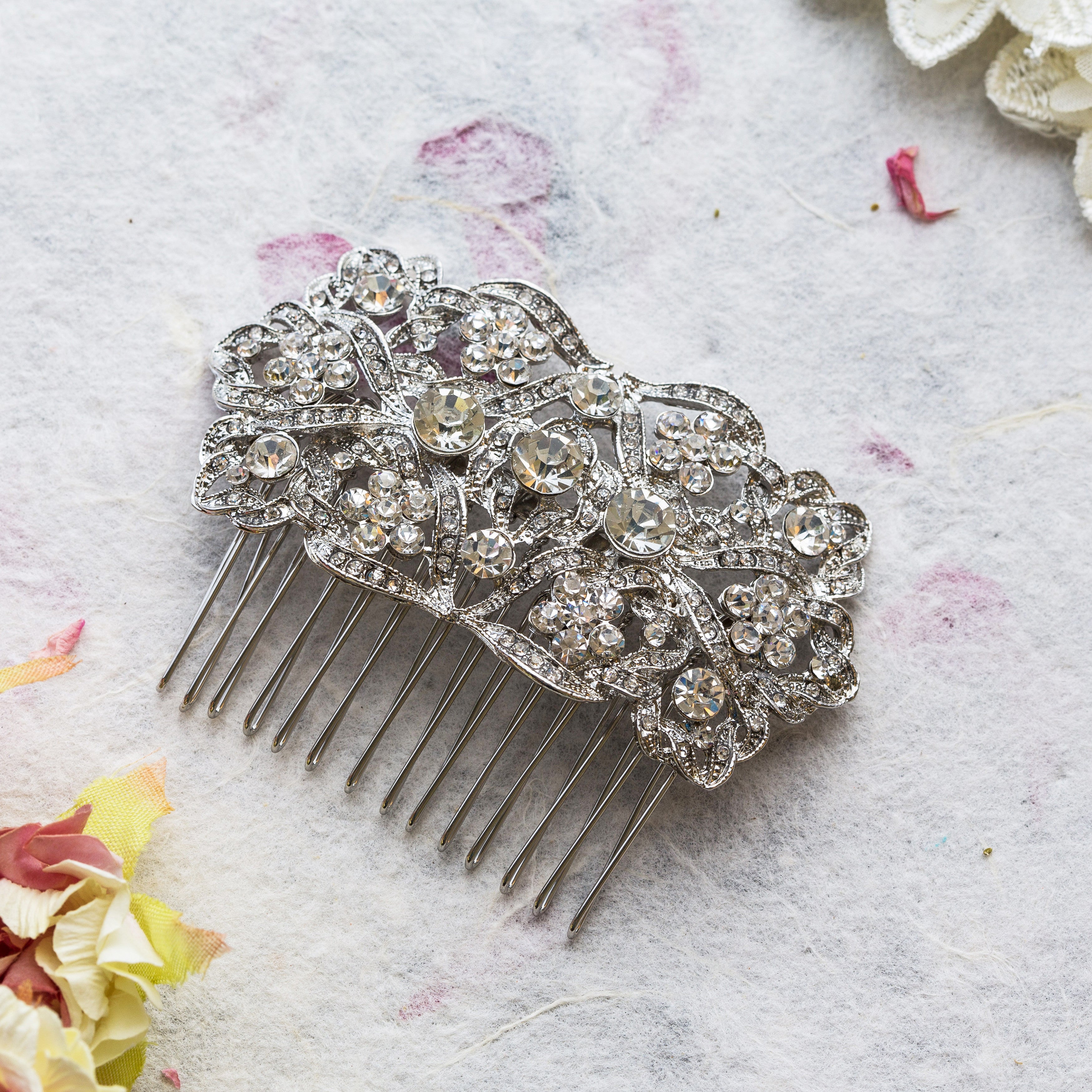 Jilly crystal hair comb