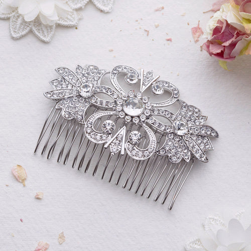 Juana crystal hair comb