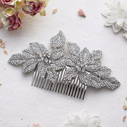 Lucia crystal hair comb