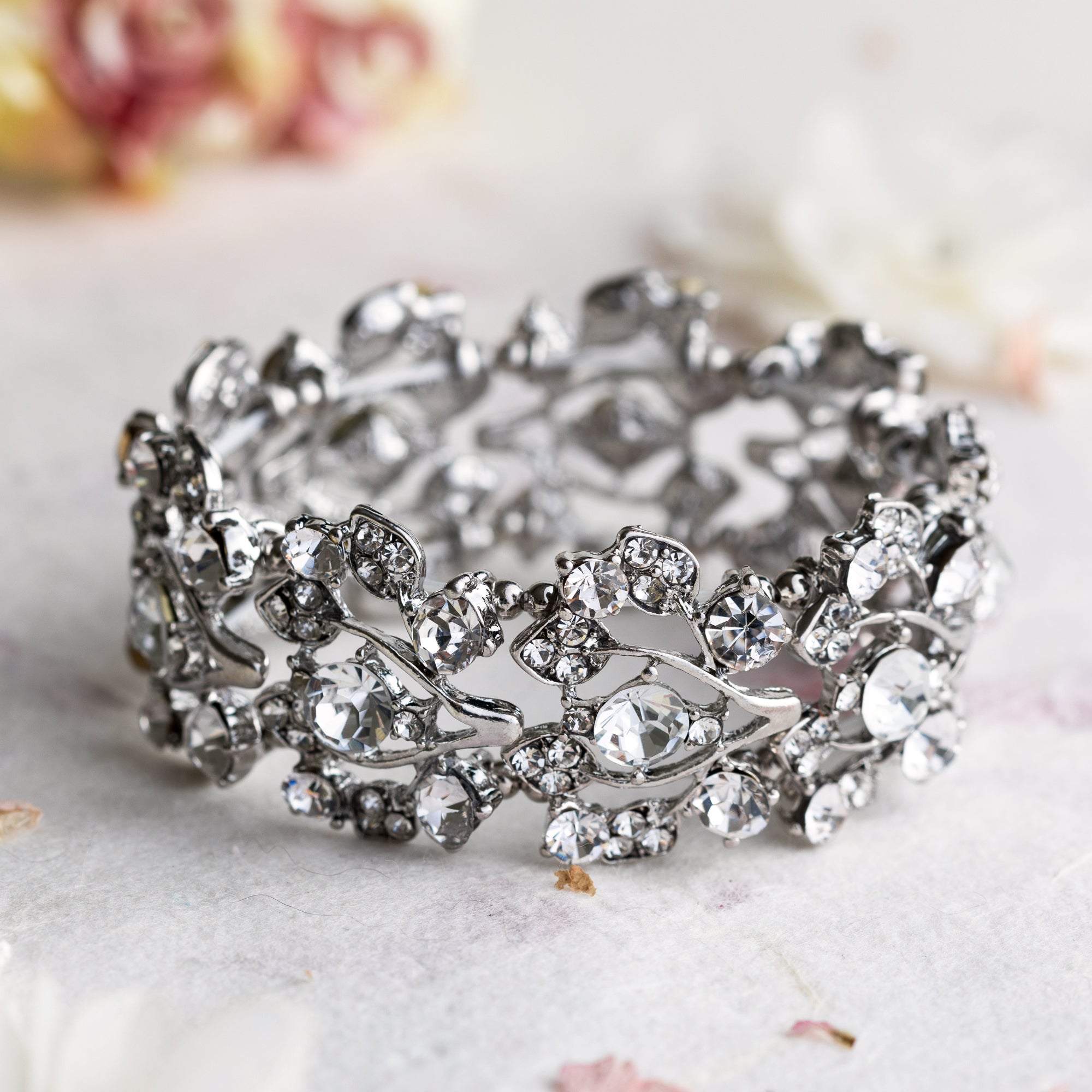 Lucille crystal statement bracelet