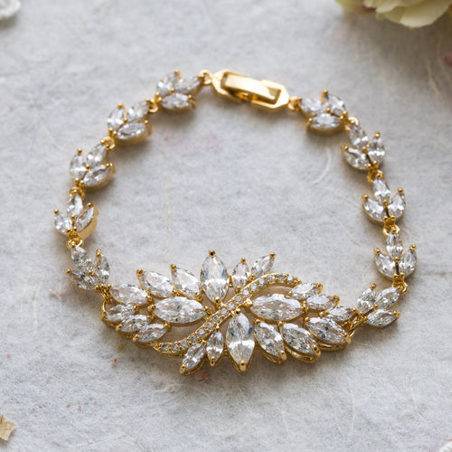 Manon gold crystal bracelet