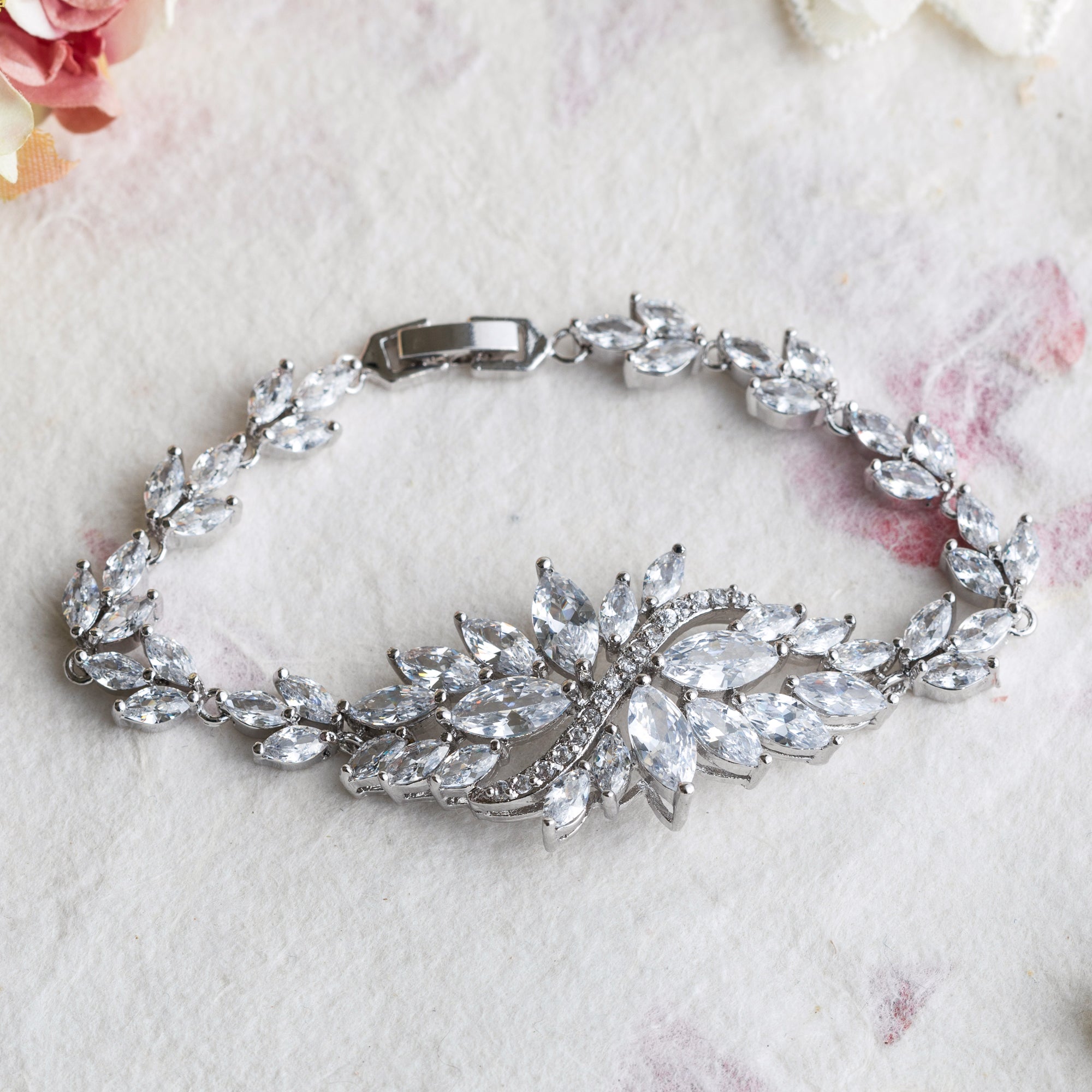 Manon silver crystal bracelet