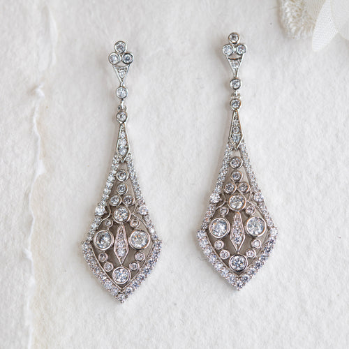 Manya crystal earrings