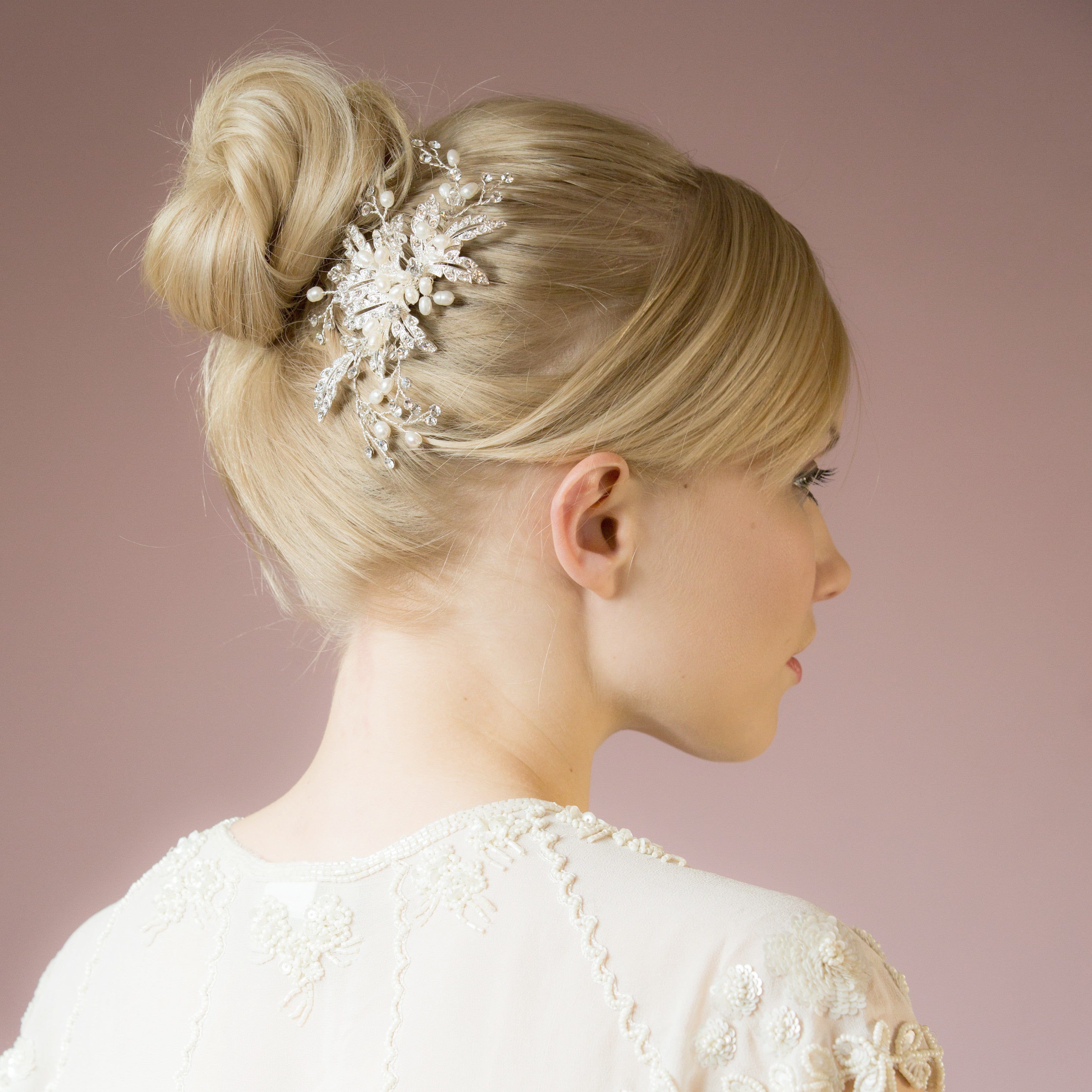 Ophelia crystal hair comb