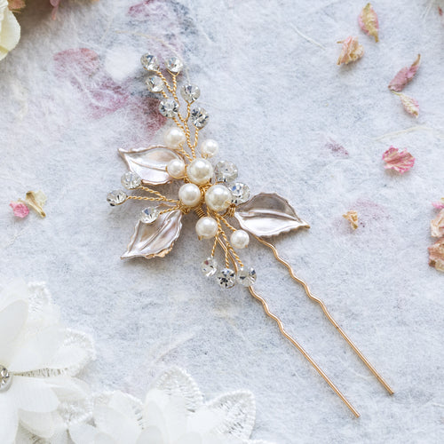 Rachel gold hair pin