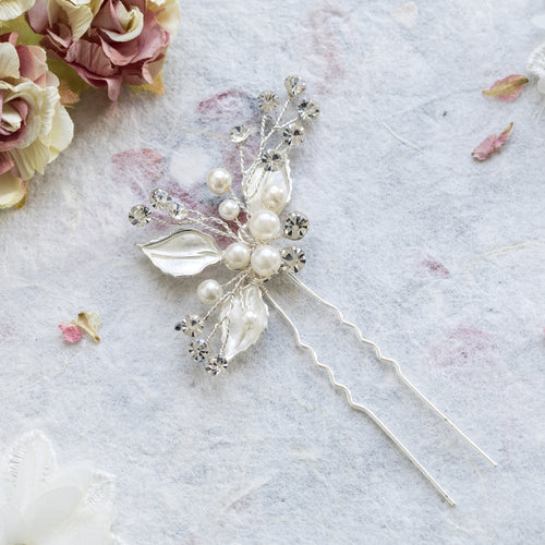 Rachel silver hair pin