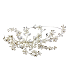 Darcey pearl and crystal hairband