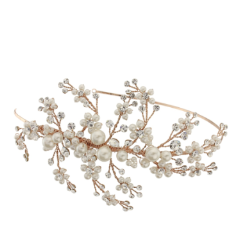 Darcey pearl and crystal hairband