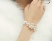 Sinead silver and pearl bracelet