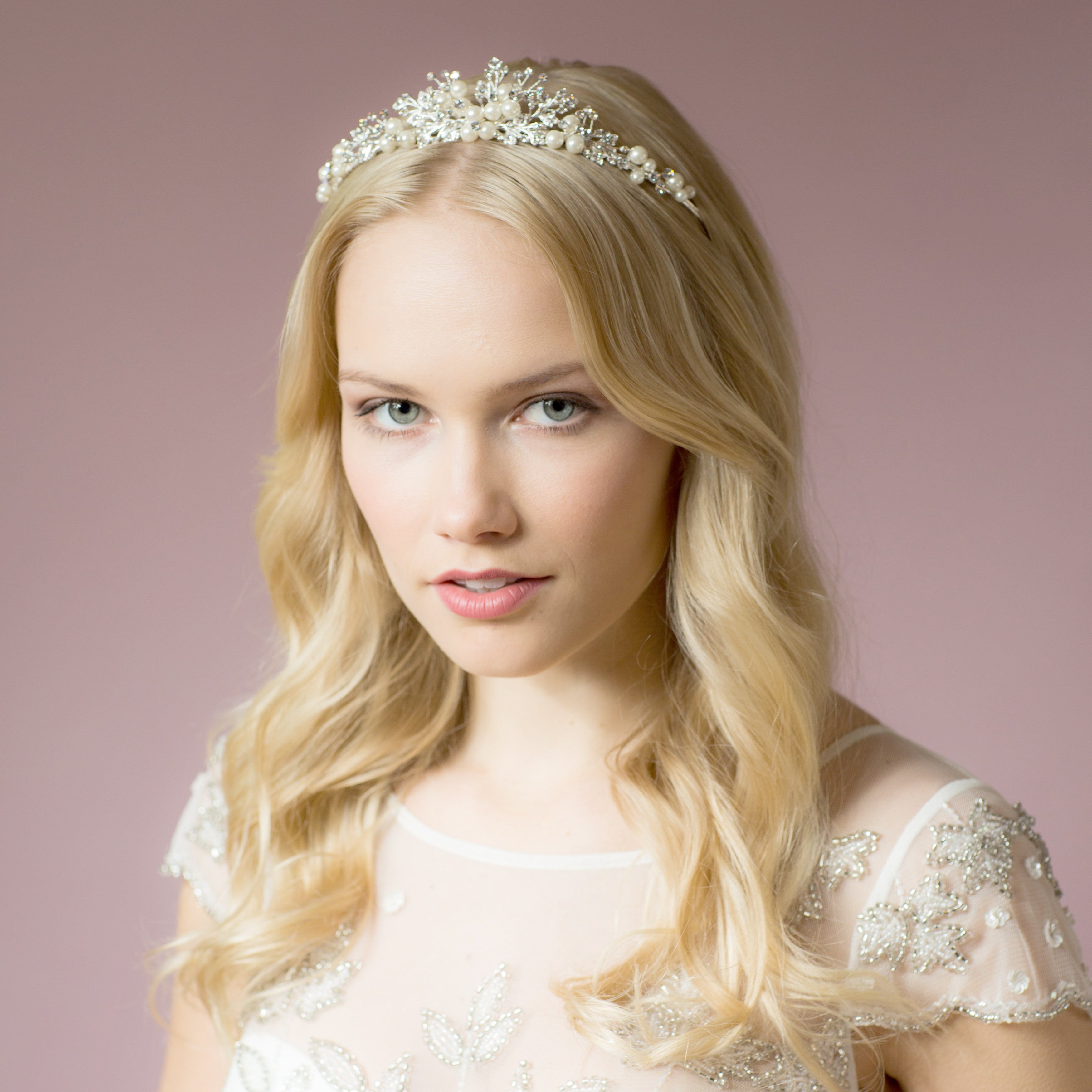 Tess crystal tiara