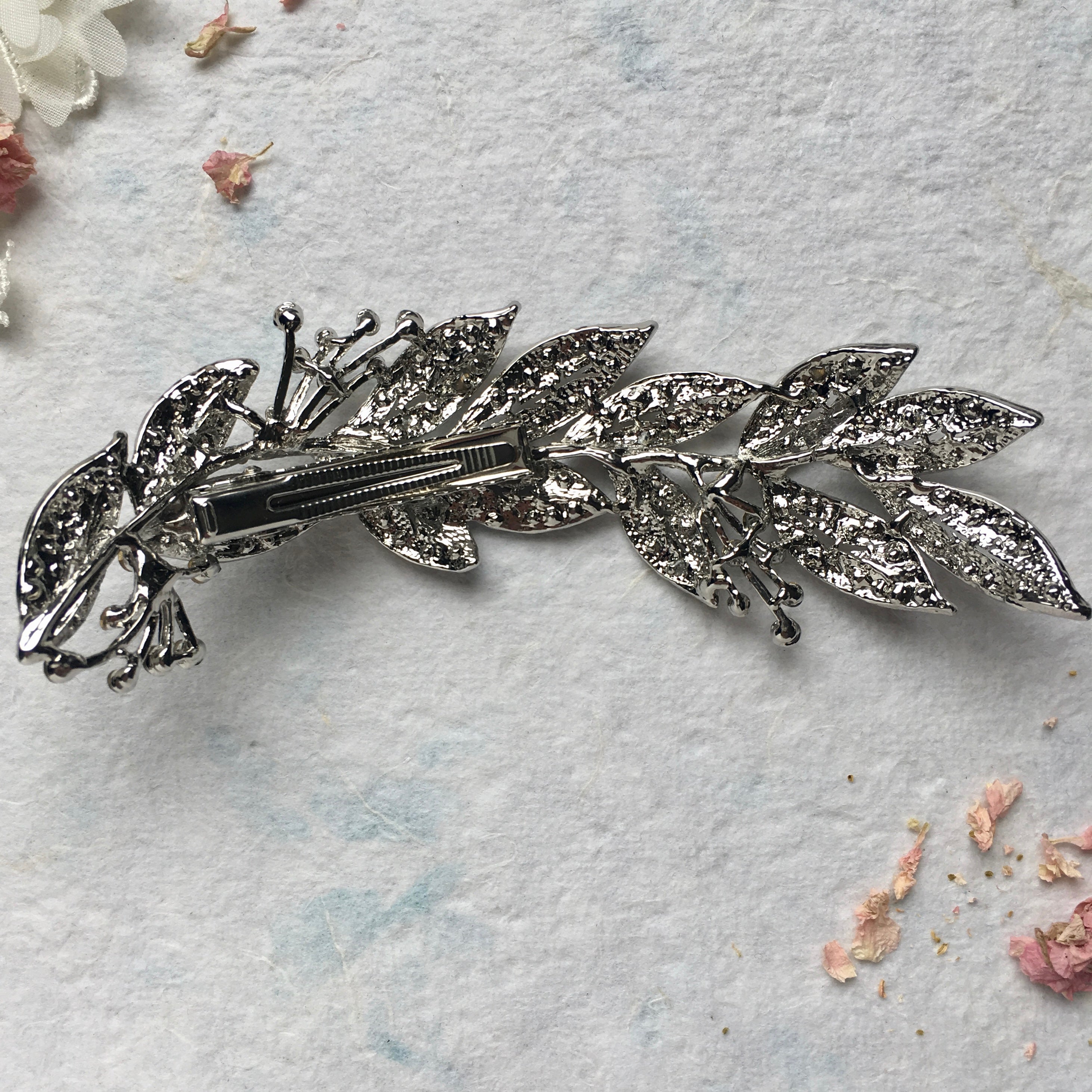Saffron crystal hairpiece