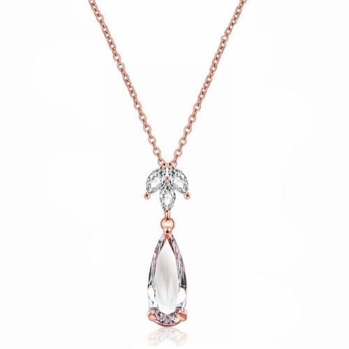 Lily Rose gold drop pendant