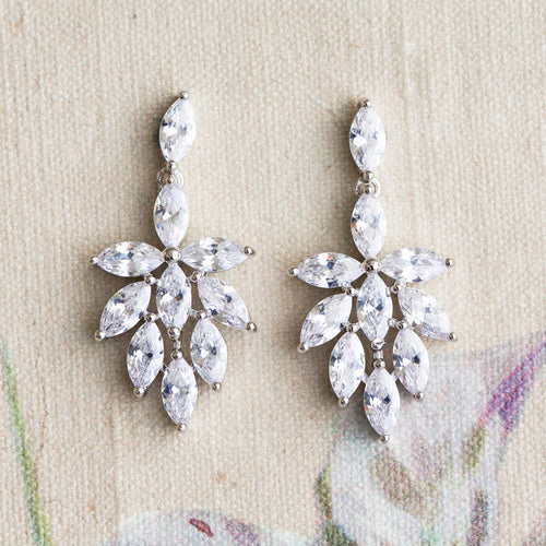 Dina crystal earrings