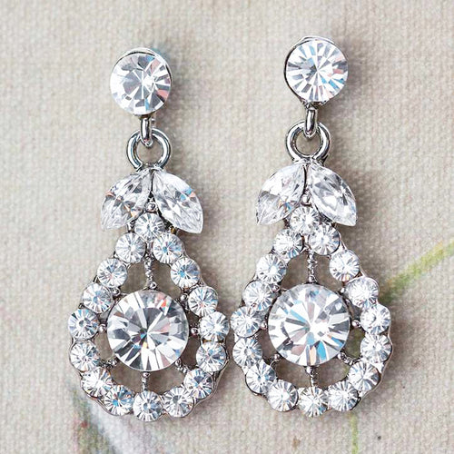 Imani crystal drop earrings