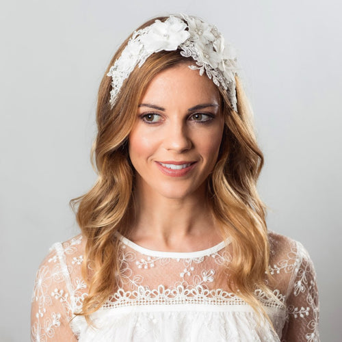 Ivana flower lace hairband