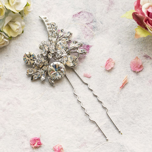 Lucy crystal hair pin