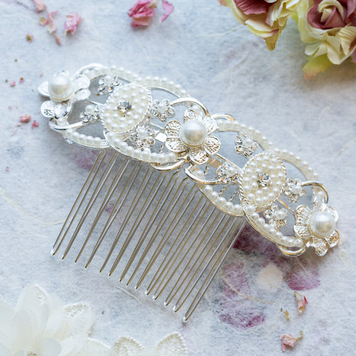 Willow crystal hair comb