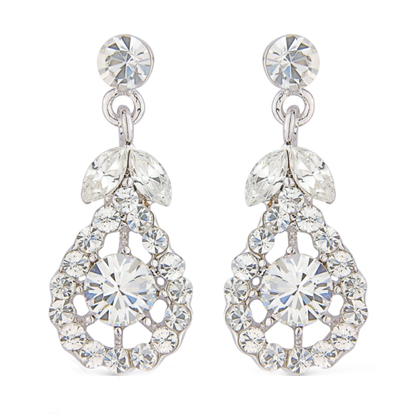 Imani crystal drop earrings